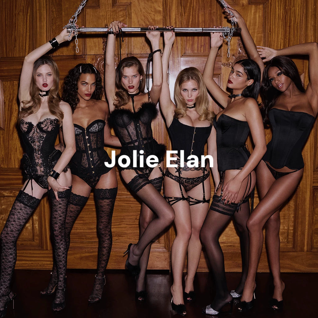 JolieElan · Rebel daughter · French retro corset sexy lace fishbone corset set
