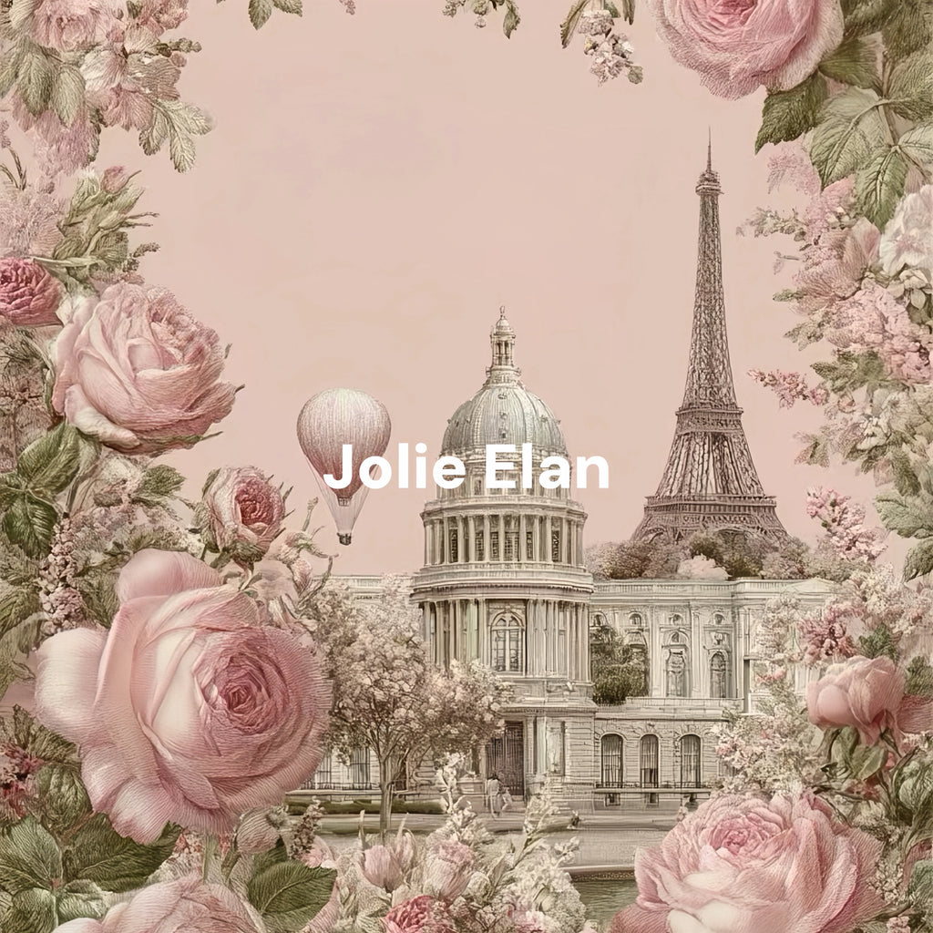 JolieElan · Falling in Love · French Sexy Pure Lust Pink Lace Split Seduction Lingerie Set