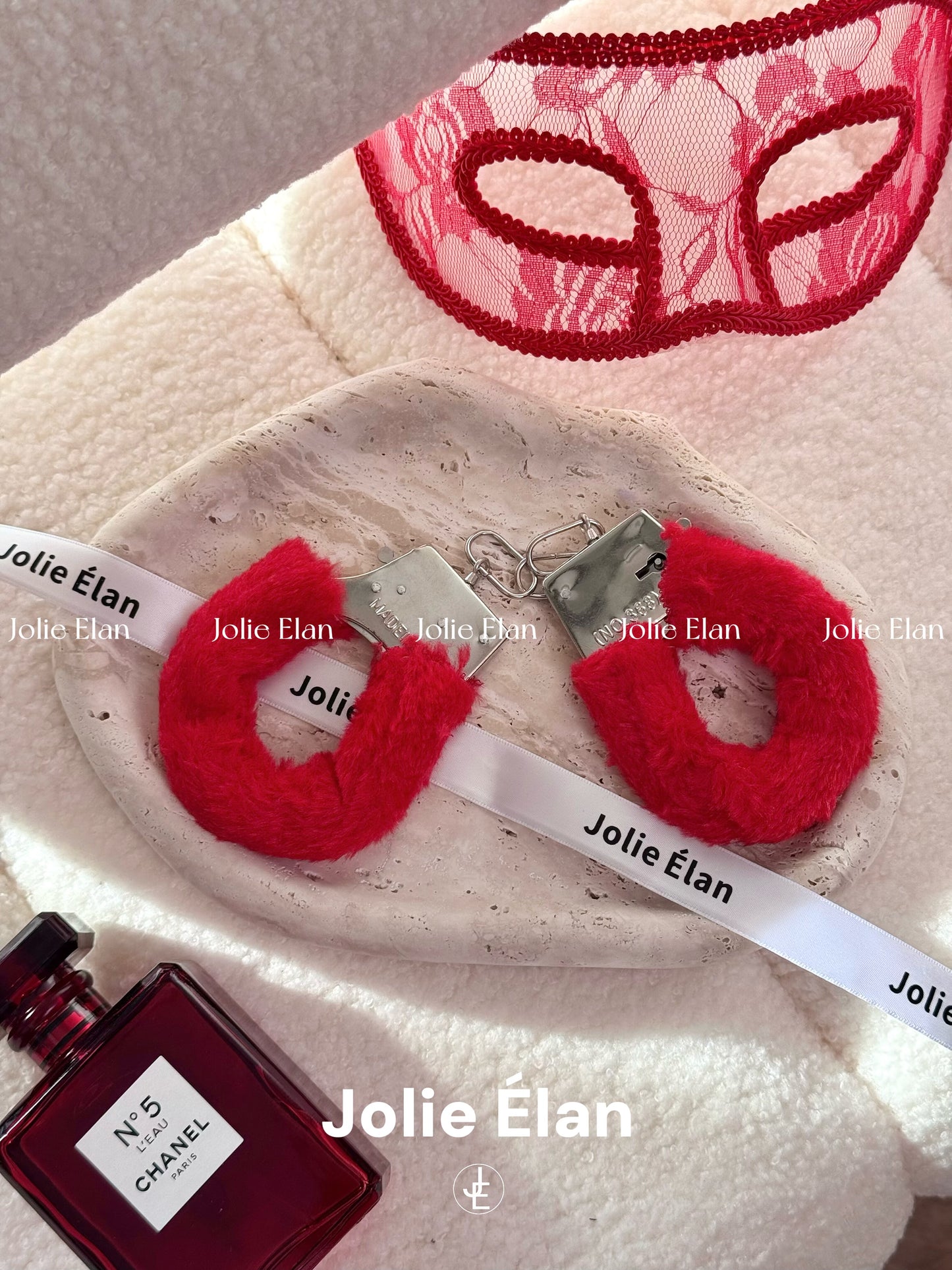 JolieElan · sweet game · rorplay tabletop game couple handcuffs props plush handcuffs foot cuffs couple toys