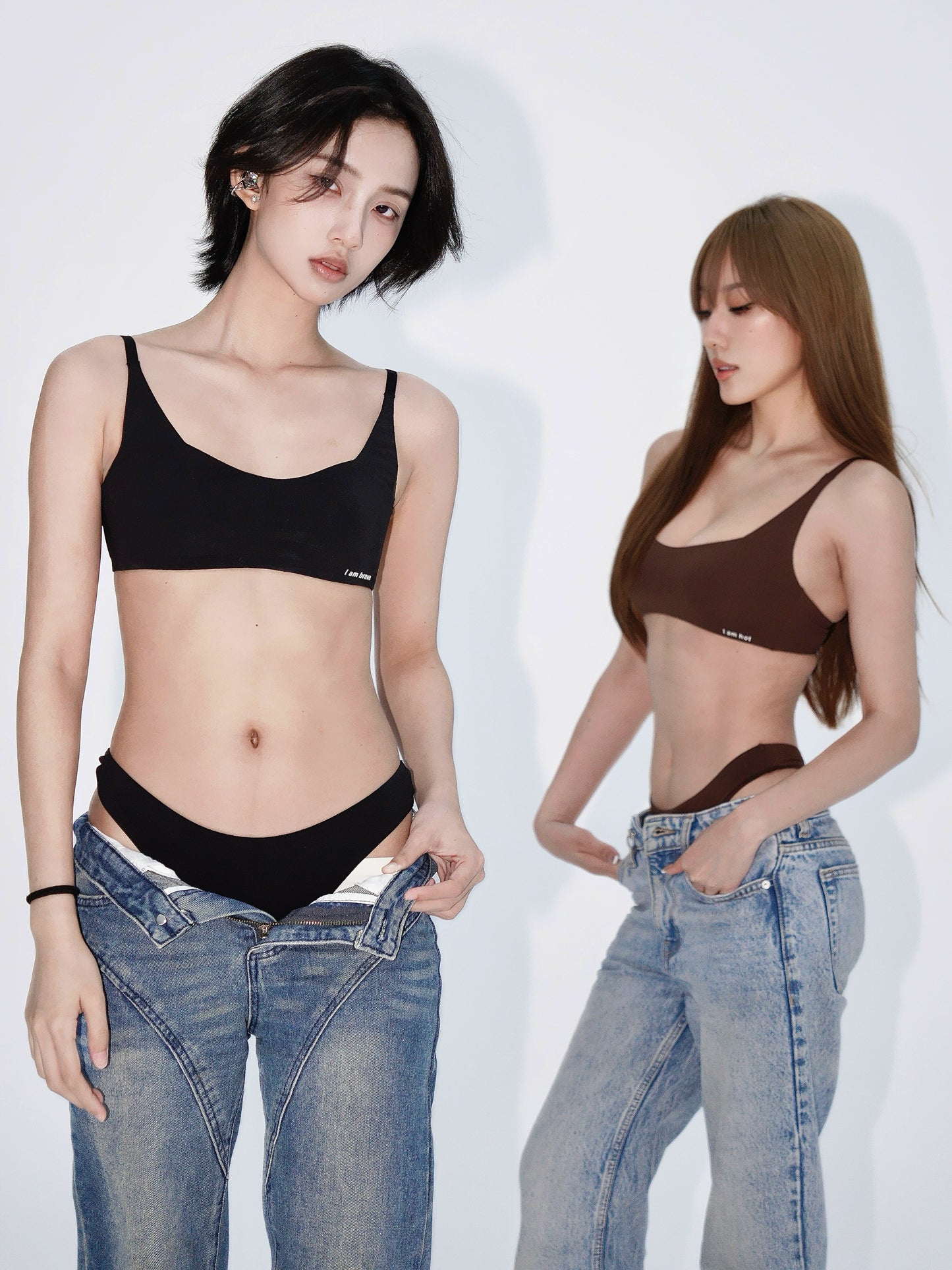 JolieElan · Texture Declaration · Traceless Sports Underwear Invisible Small Breasts Gathering No Steel Rim Bra Set