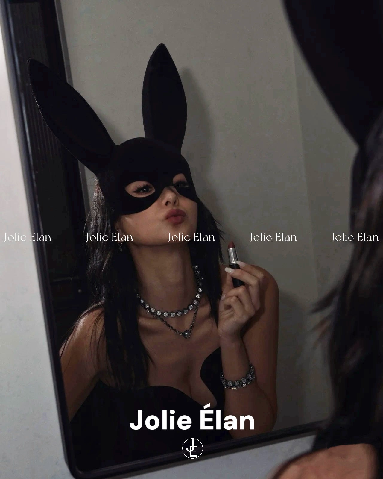 JolieElan sexy bunny cos animal mask headgear halloween babes hair accessories mask