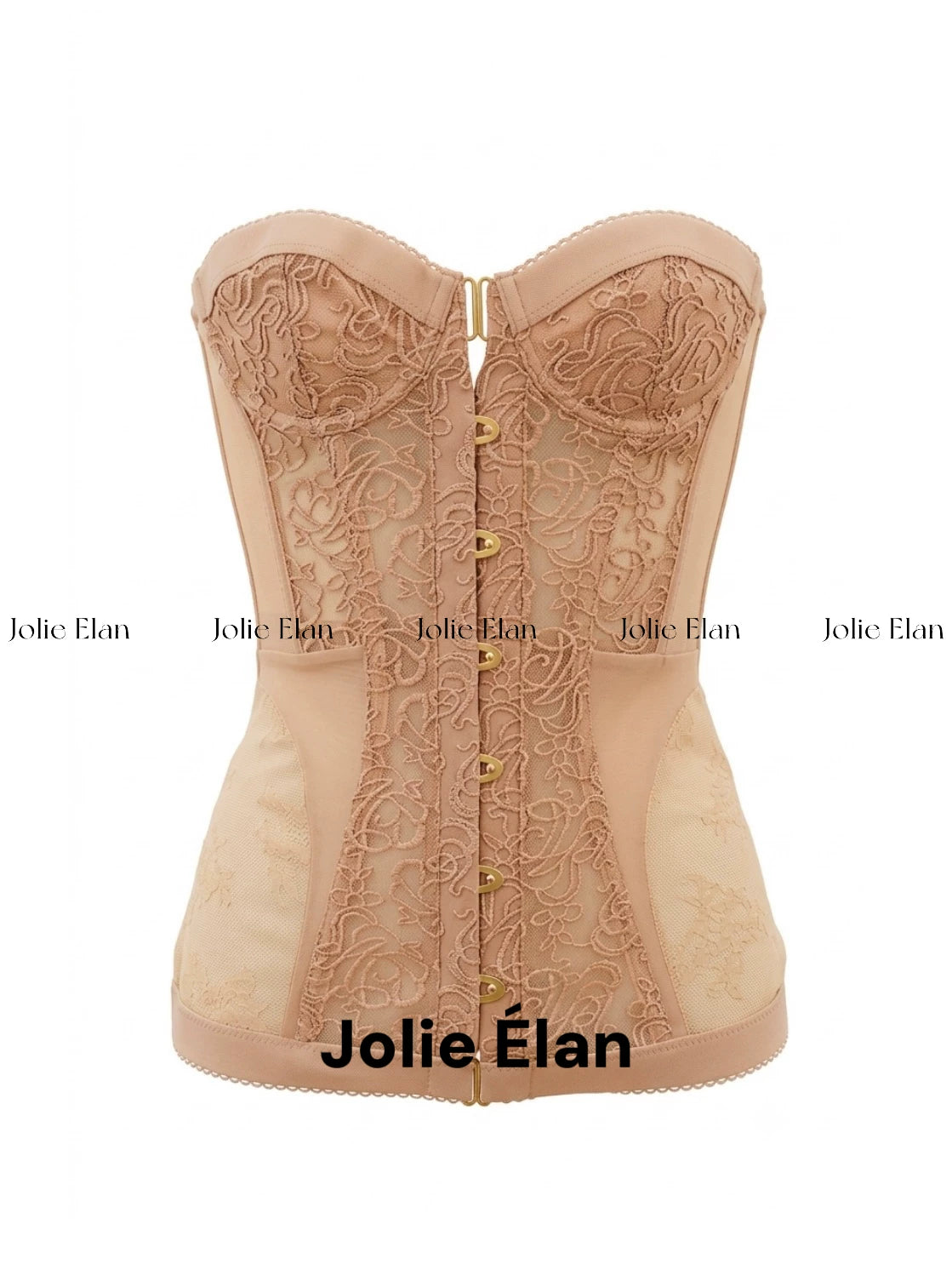 JolieElan · Rebel daughter · French retro corset sexy lace fishbone corset set
