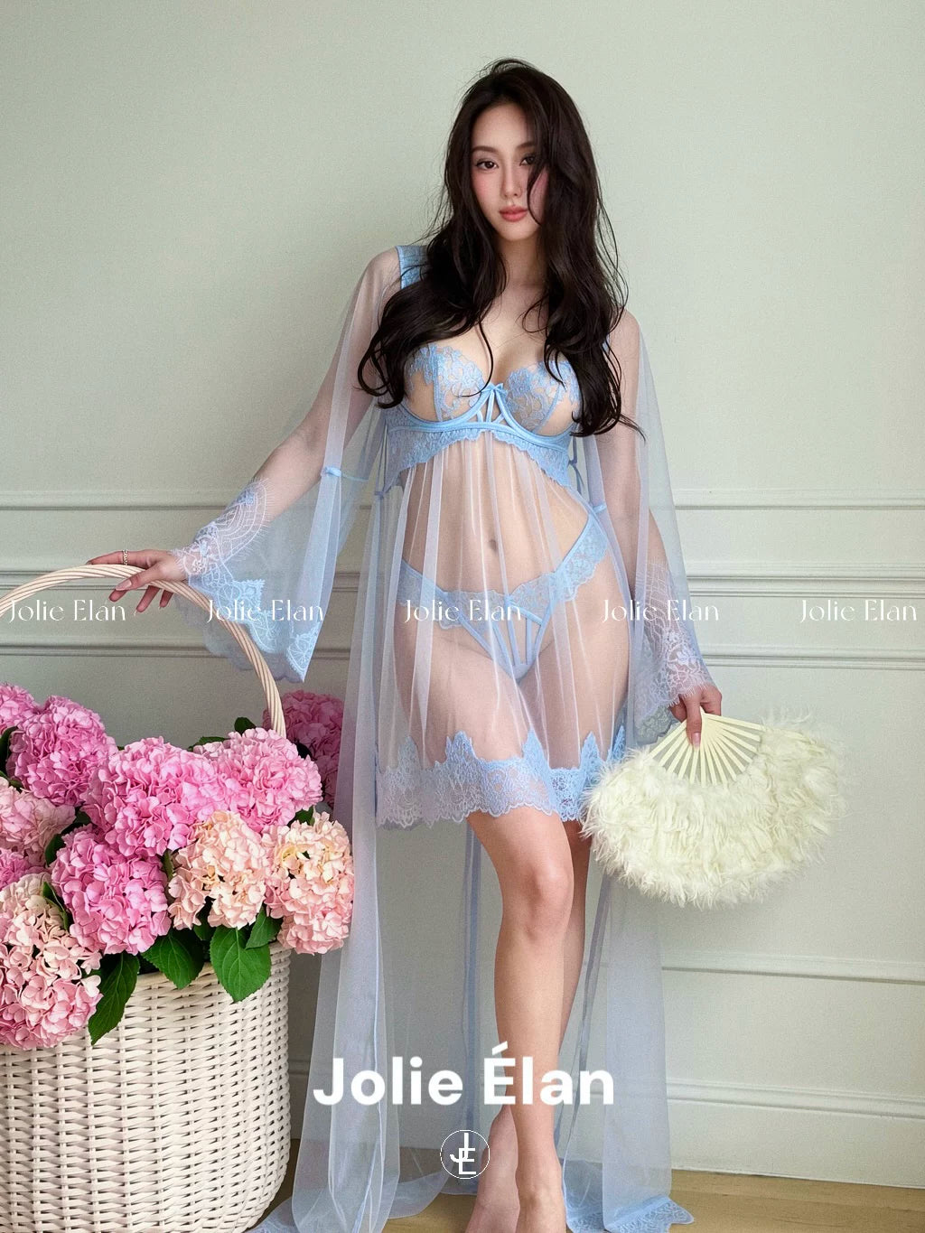 JolieElan Annie Mind · French Sexy Vintage Lace Embroidery Perspective Premium Perspective Underwear Cover