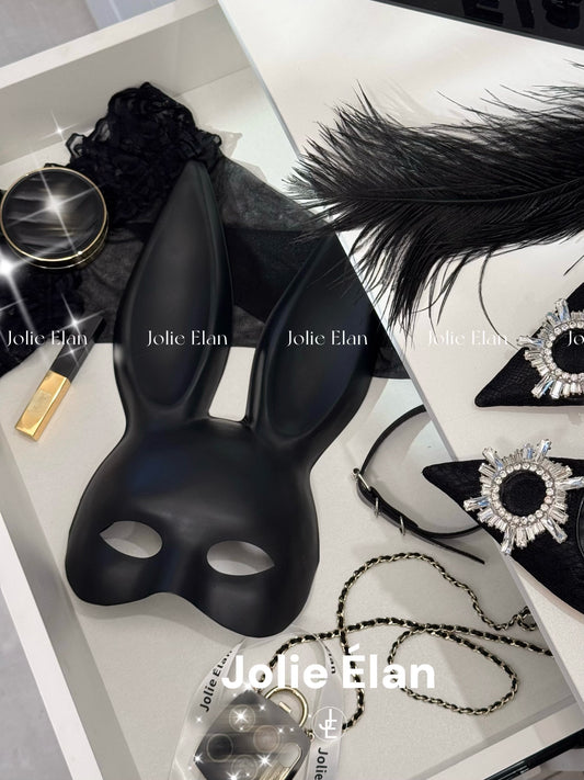 JolieElan sexy bunny cos animal mask headgear halloween babes hair accessories mask