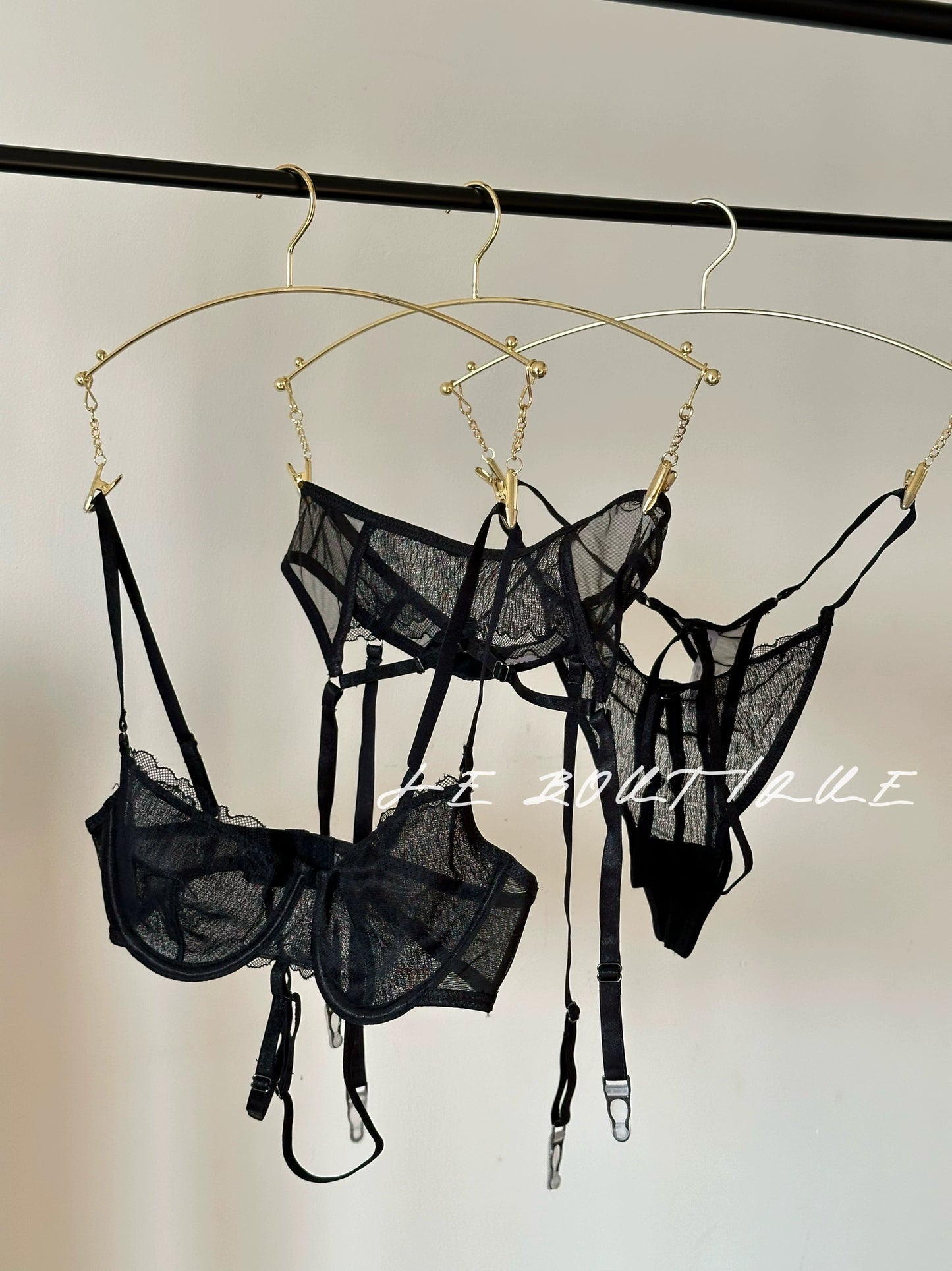 JolieElan · Mob Wife Gangster Housewife · Premium French Lace Mesh Sexy Lingerie Set