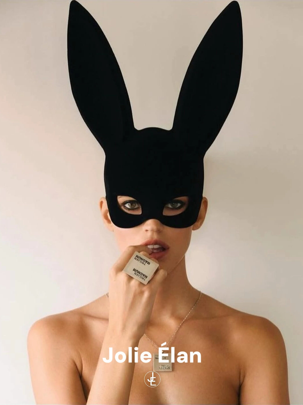 JolieElan sexy bunny cos animal mask headgear halloween babes hair accessories mask